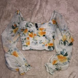 floral spring top